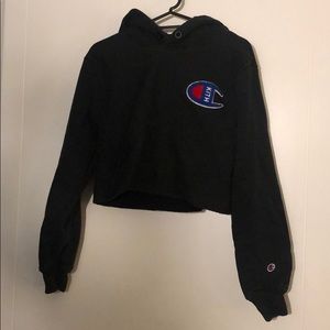 KITH X CHAMPION CROPPED HOODIE